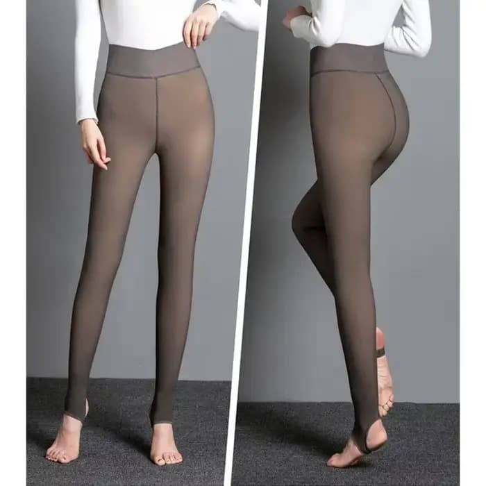 Bas thermiques translucides pour femmes