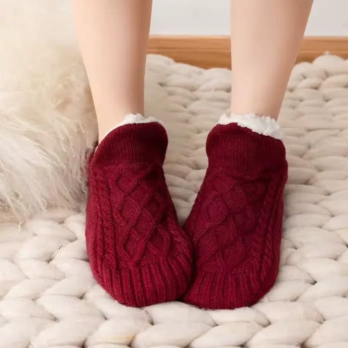 Chaussettes d'hiver épaisses pour femmes, chaussettes à enfiler, confortables et chaudes. Saison de rentrée scolaire, Noël, Nouvel An.