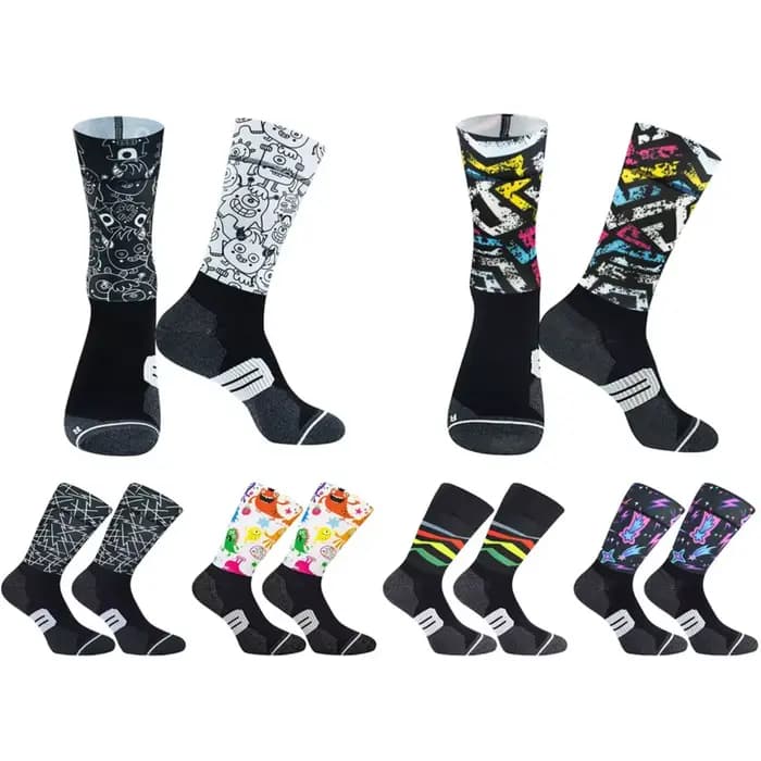 Chaussettes de Sport à Compression Anti-vélo