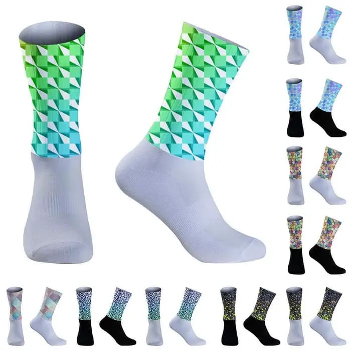 Chaussettes de cyclisme sans couture Aero
