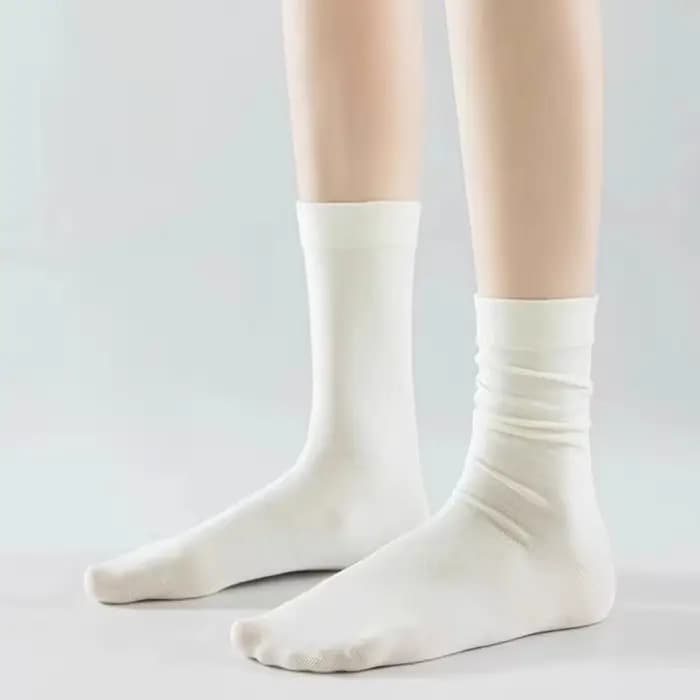 5 paires de chaussettes mi-mollet pour femmes