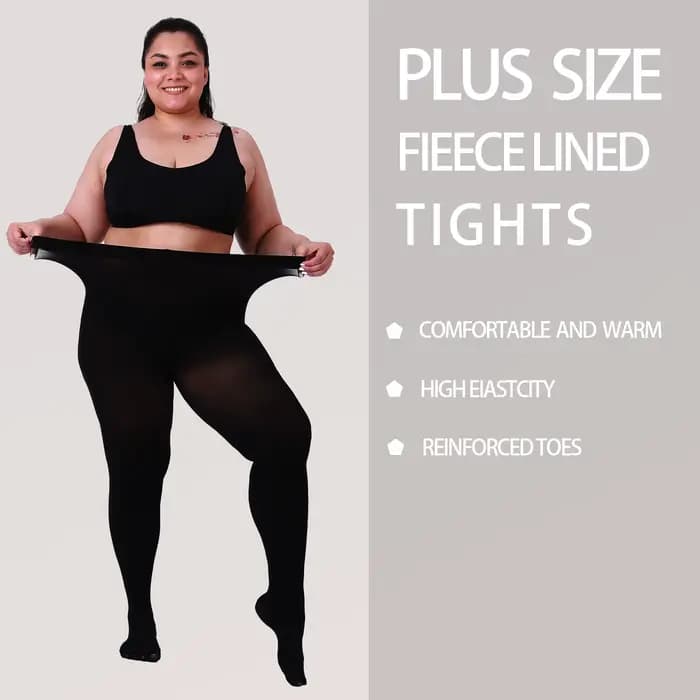 Collants doublés polaire 200D pour femmes