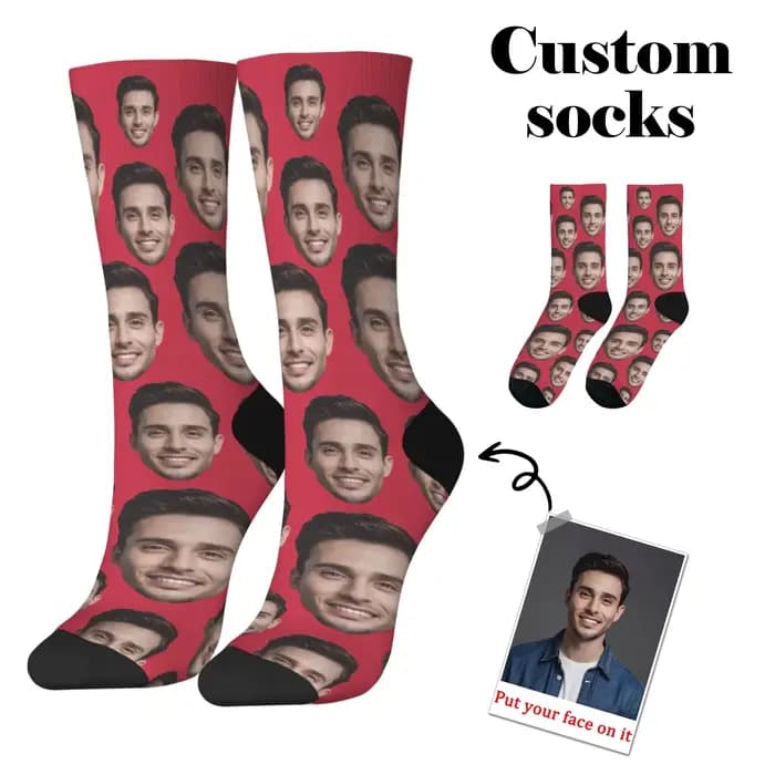 Chaussettes personnalisées avec Photo