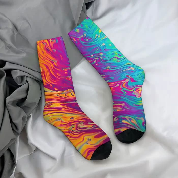 Chaussettes Fluid Art antidérapantes