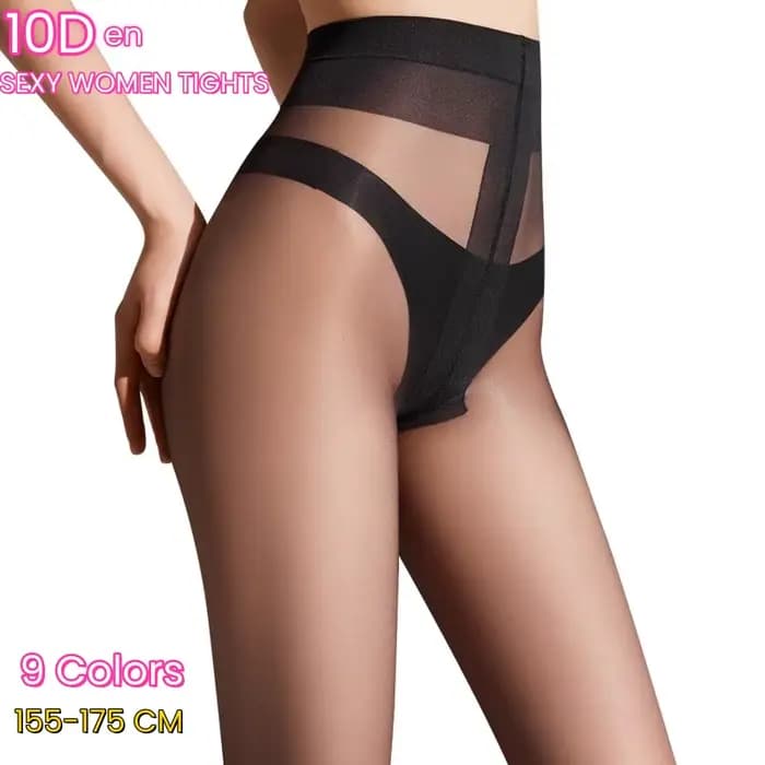 1 paire de collants couleur peau pour femmes