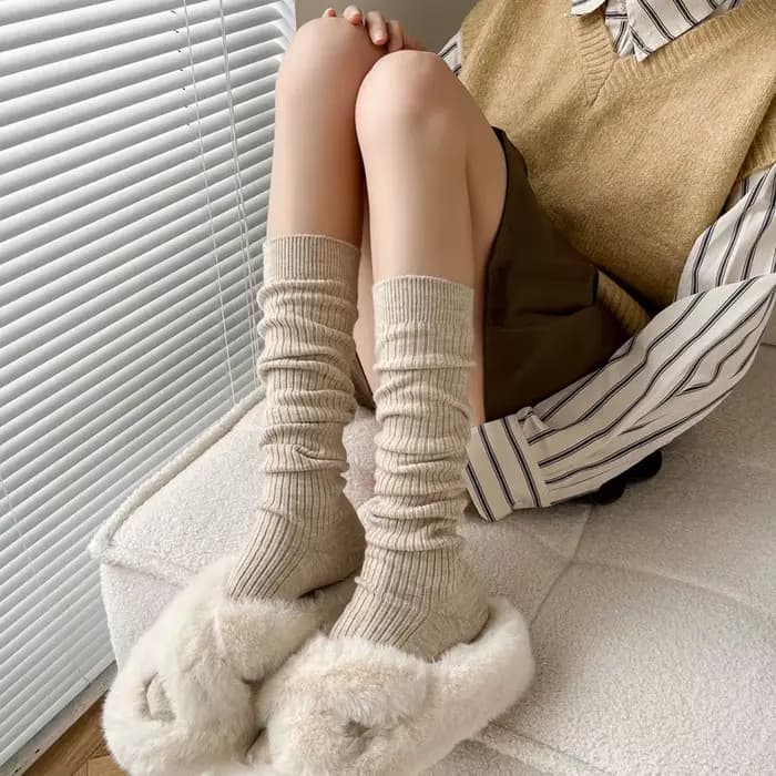 Femmes chaussettes longues cachemire