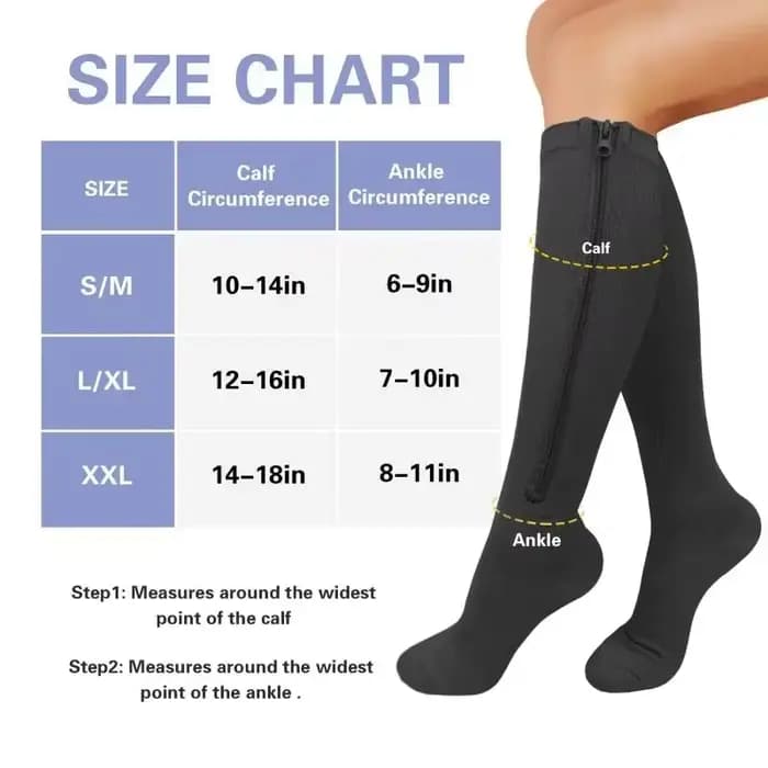 Bas de compression de sport longs pour femmes
