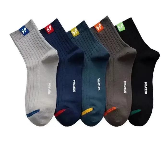 5 paires de chaussettes mi-mollet pour hommes