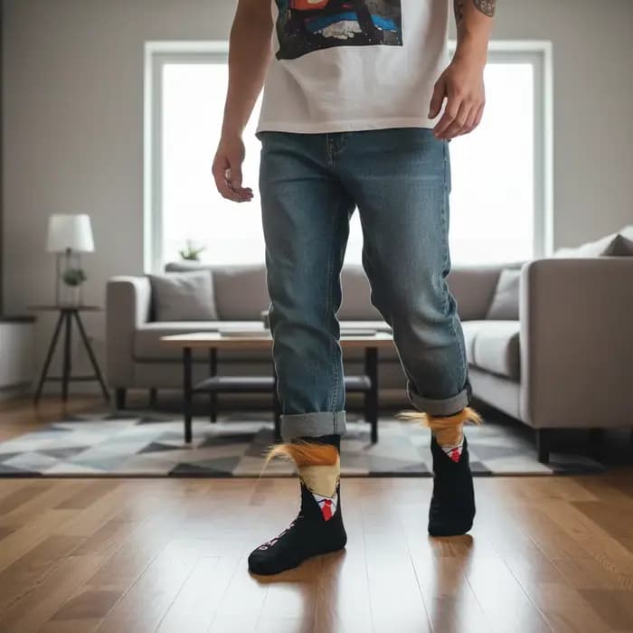 Chaussettes présidentielles amusantes