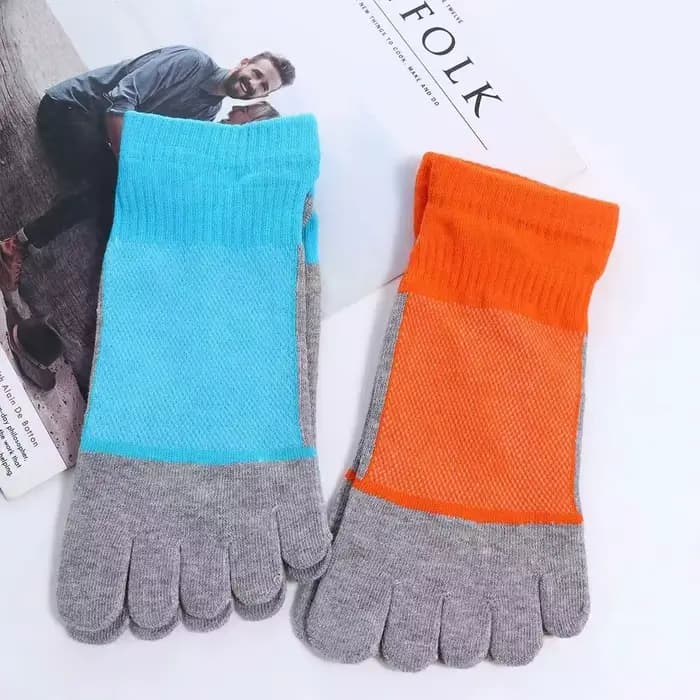 Chaussettes de sport à cinq doigts pour hommes