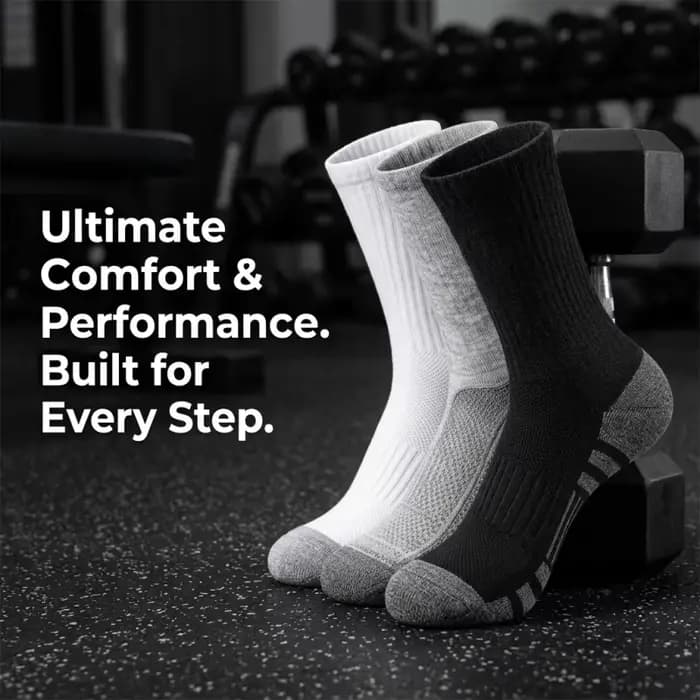 Chaussettes de randonnée respirantes anti-ampoules en maille pour hommes