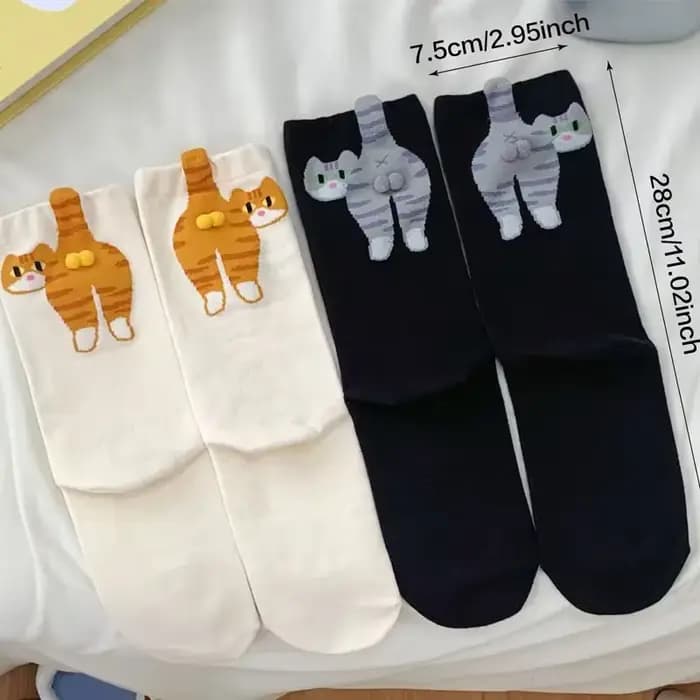 Chaussettes chat pour femmes et hommes