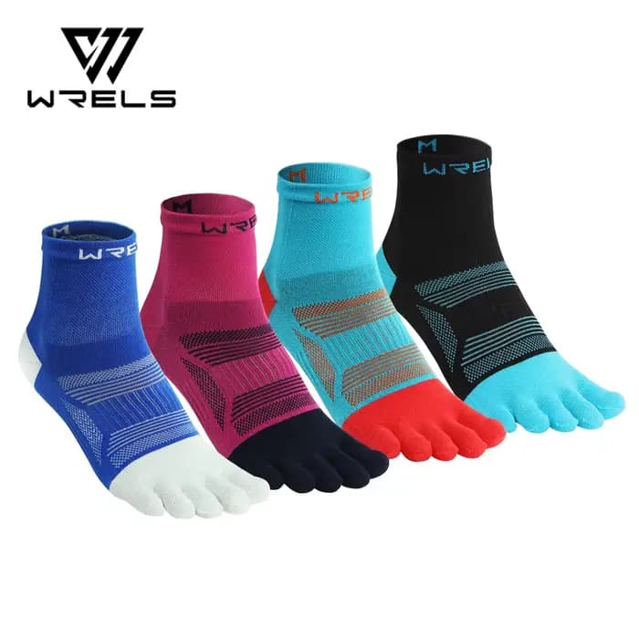 WRELS 1/2/3 paires de chaussettes à cinq doigts pour la course