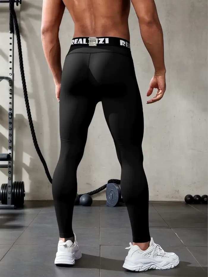 Leggings de Compression haute Performance pour hommes, collants d'entraînement de Jogging, pantalons de sport, pantalons de Fitness extensibles à séchage rapide
