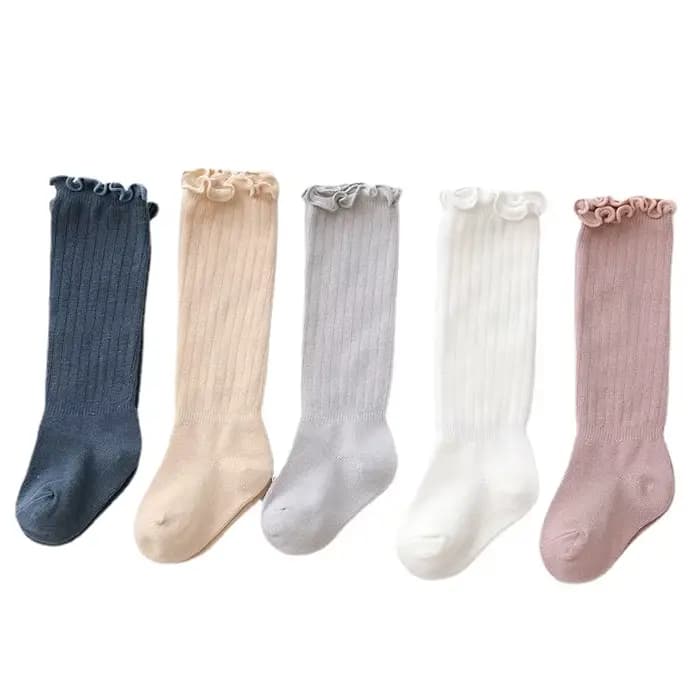 Chaussettes antidérapantes pour bébé fille