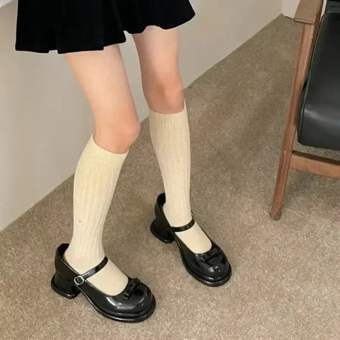 Femmes chaussettes longues cachemire