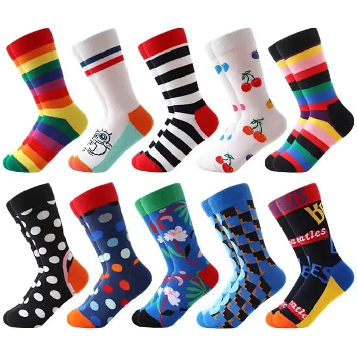 Tide-Chaussettes en coton pour hommes