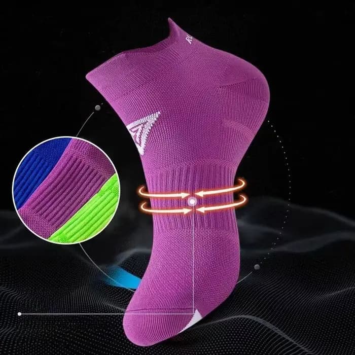 Chaussettes courtes antidérapantes professionnelles pour couples, pour femmes et hommes, séchage rapide, respirantes, pour marathon, cyclisme, sports, toutes saisons