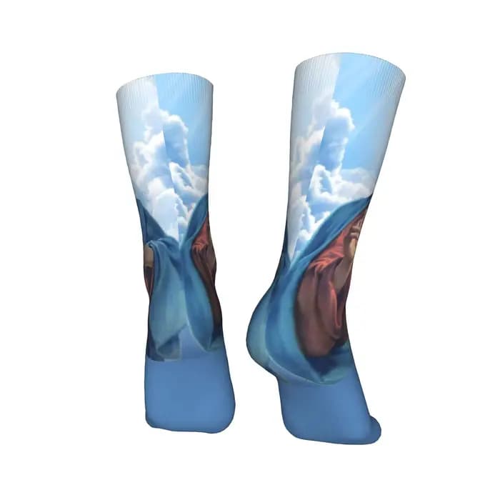 Jacob Elordi Jesus Socks - Chaussettes antidérapantes pour femmes et hommes