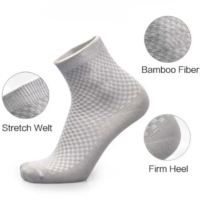 Chaussette de couleur unie en Fiber de bambou