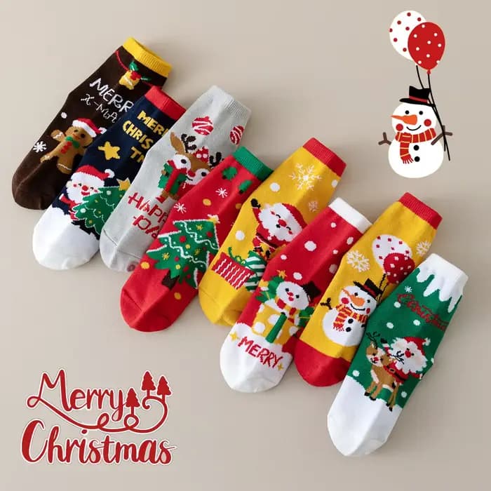 4 paires de chaussettes de Noël