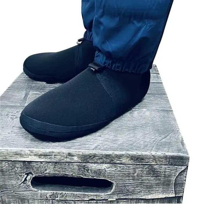 Chaussettes de pataugeoire en néoprène dense imperméable à l'eau Booties-4mm de pêche Wader's Stockingfoot pour plongée natation surf (une paire)