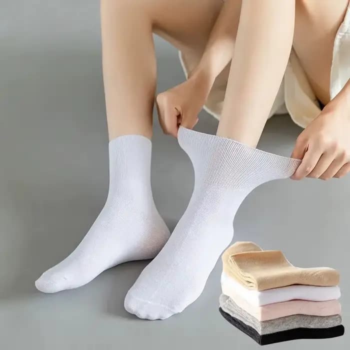 5 paires de chaussettes diabétiques non compressives pour femmes