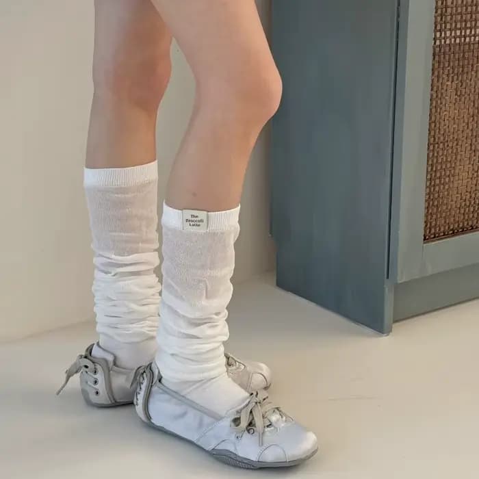 Chaussettes coréennes montantes pour femmes