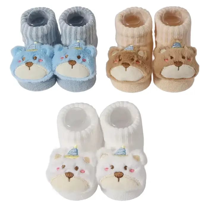 3 paires/ensemble bébé chaussettes filles garçons nouveau-né accessoires dessin animé animaux enfants cadeau vêtements enfant infantile trucs coton respirant chaussette