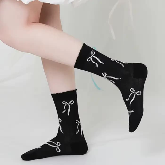 Chaussettes mi-tube respirantes pour femmes