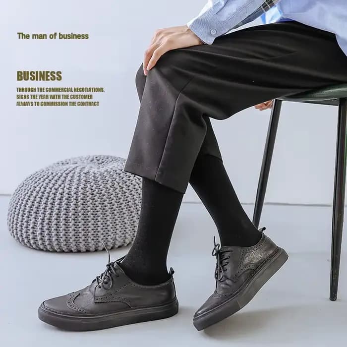 Chaussettes longues en coton pour hommes