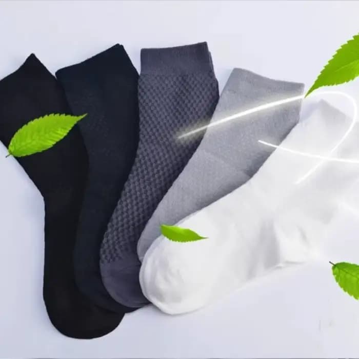 Chaussette de couleur unie en Fiber de bambou