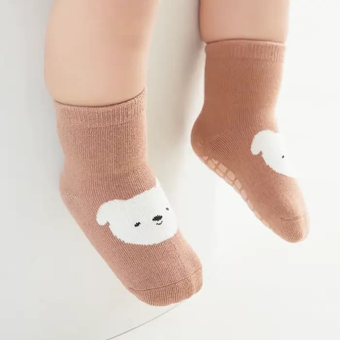 6 paires de chaussettes antidérapantes pour enfants