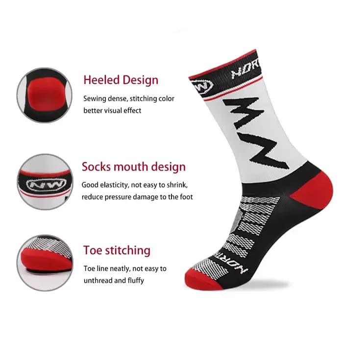 3 paires de chaussettes de sport respirantes de haute qualité