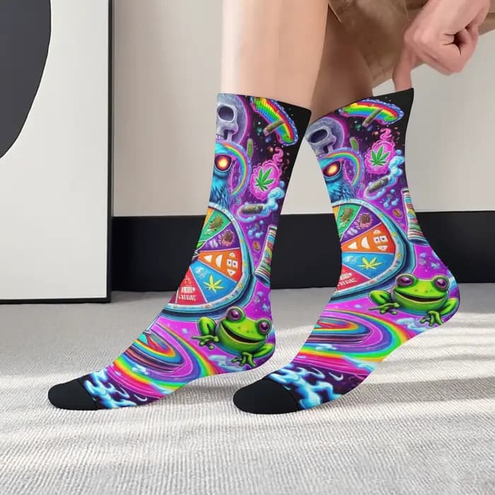 Chaussettes mi-mollet pour hommes