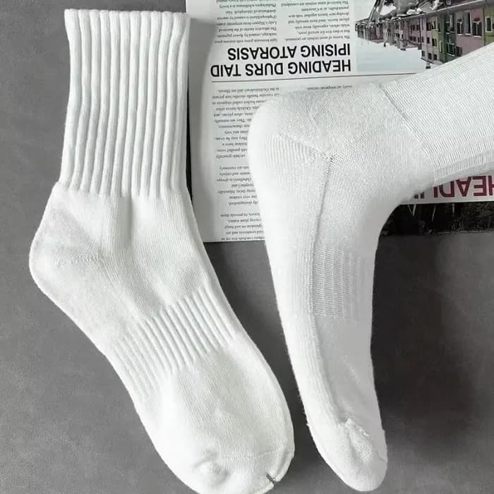 Chaussettes de sport en coton unisexe