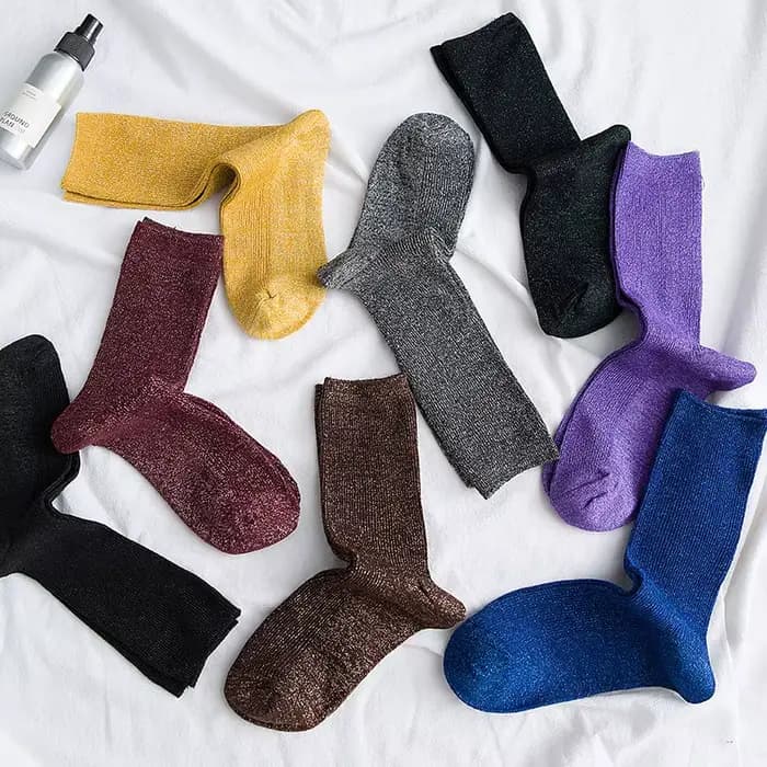 Chaussettes scintillantes pour femmes