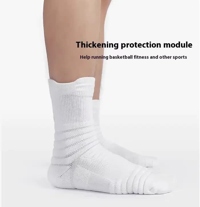 Chaussettes de sport à tube moyen pour hommes
