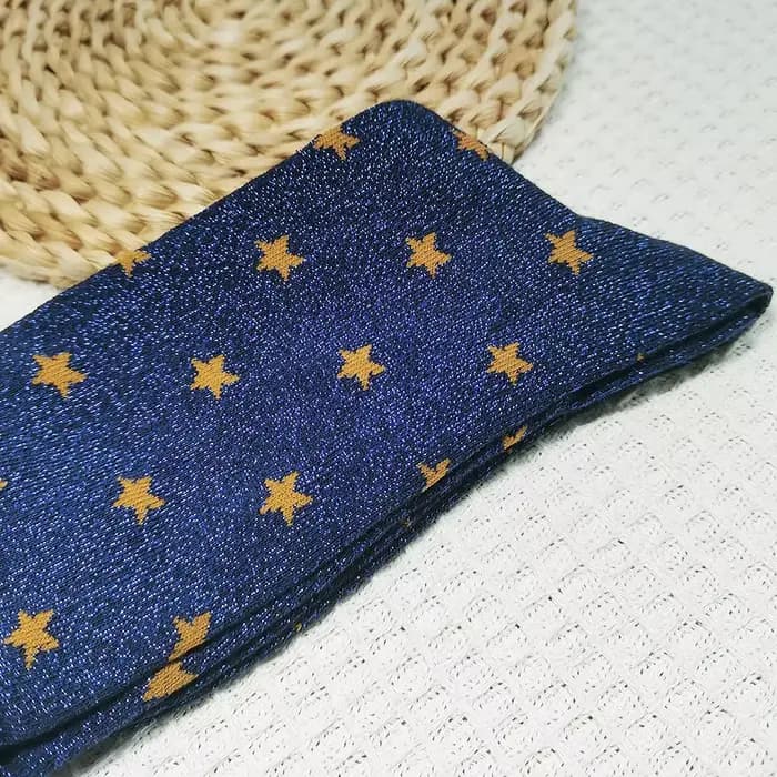 Mode étoile paillettes chaussettes femmes Harajuku filigrane