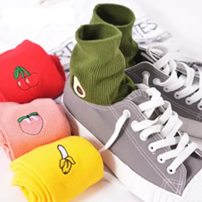 Chaussettes couleur bonbon pour femmes