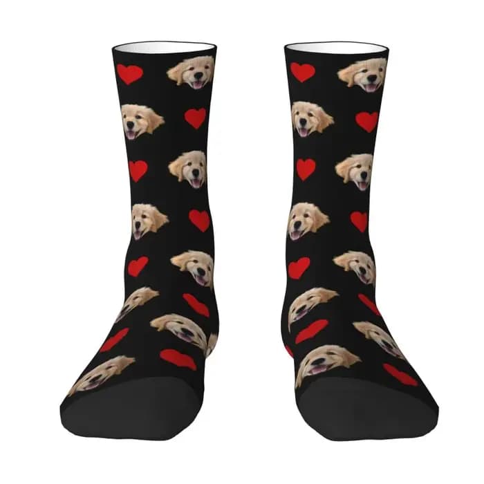 Chaussettes personnalisées avec Photo de chien