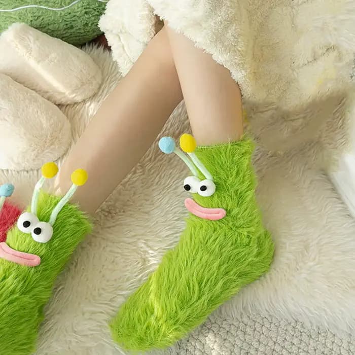 Chaussettes monstre drôles pour femmes