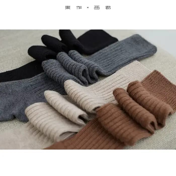 Chaussettes au-dessus du genou en laine, chaussettes mollet pour femmes, chaussettes chaudes d'automne et d'hiver à la mode et polyvalentes