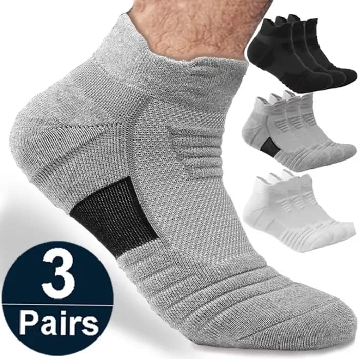 1/3 paires de chaussettes de Football antidérapantes pour hommes