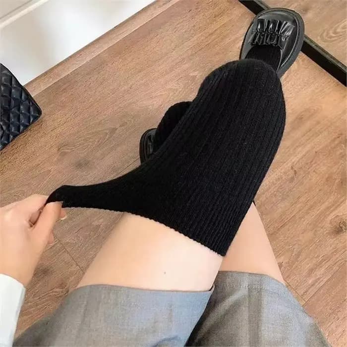 Femmes chaussettes longues cachemire