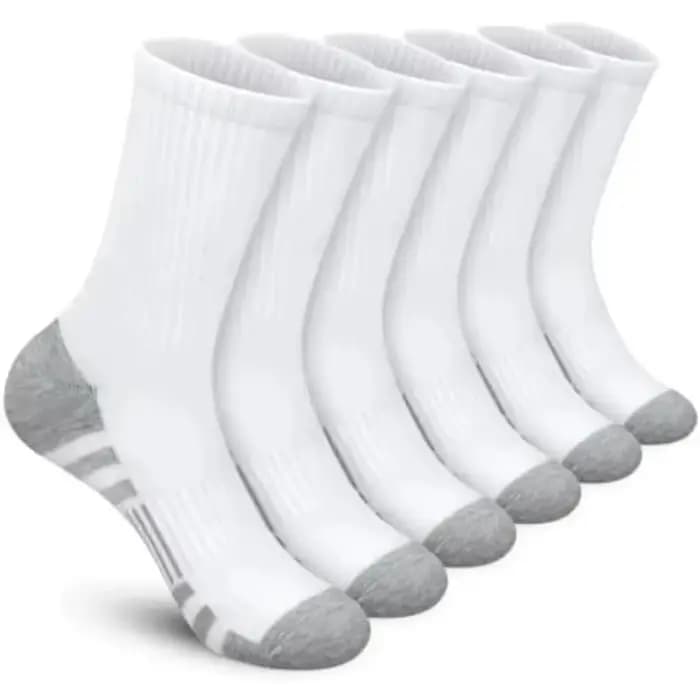 8 pièces-4 paires chaussettes de sport amorti respirant