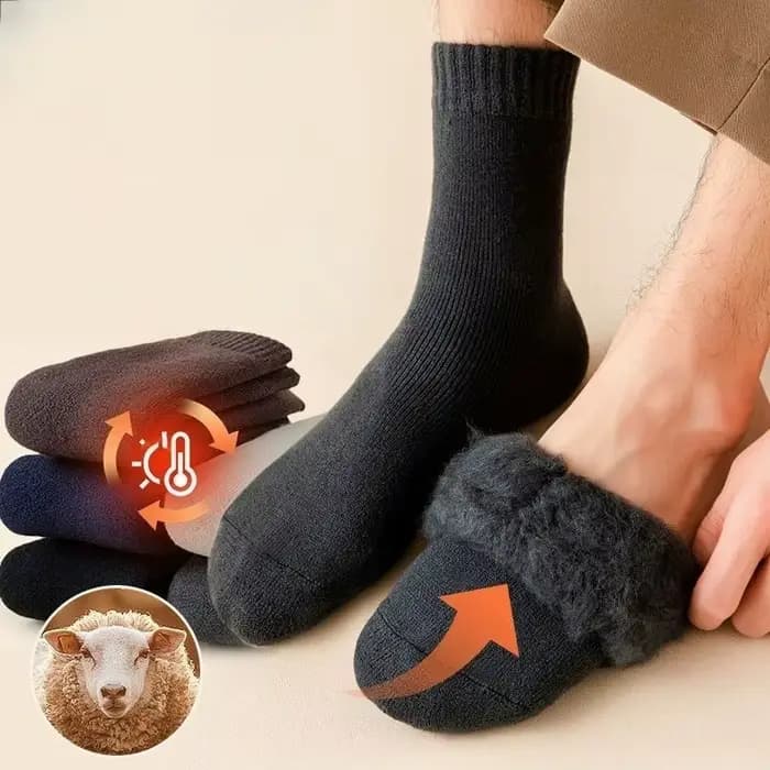 Chaussettes thermiques d'hiver pour hommes