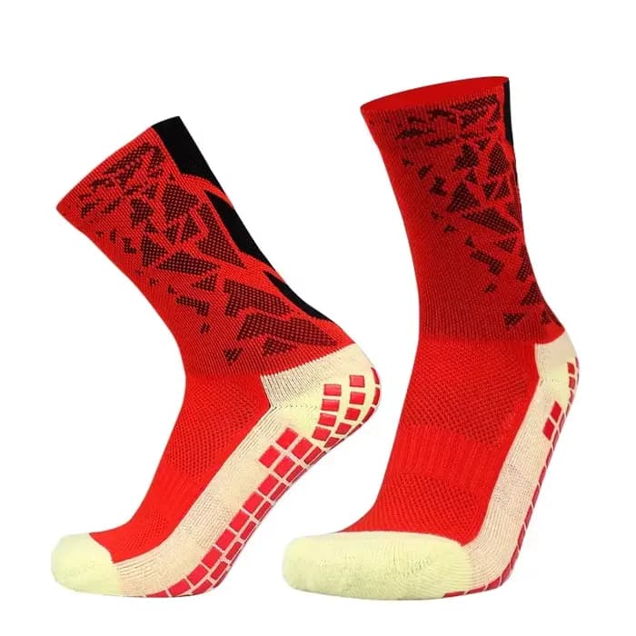 Chaussettes de Football antidérapantes en Silicone Takraw hommes femmes Sport basket-ball Grip chaussettes de Football