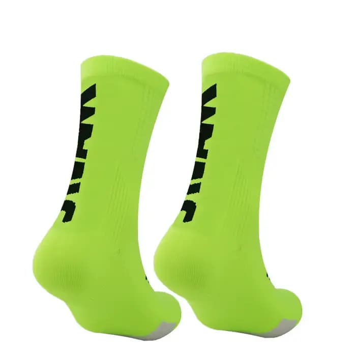 2 paires de chaussettes de sport respirantes pour hommes et femmes, chaussettes de compression pour le basket-ball, le football, chaussettes hautes jusqu'aux genoux, chaussettes de course
