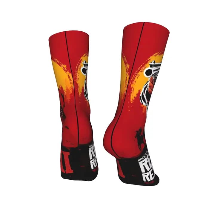 Red Dead Redemption chaussettes automne bas rétro hommes
